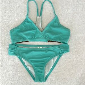 Reef Girls Seafoam green Bikini Set- Size 12